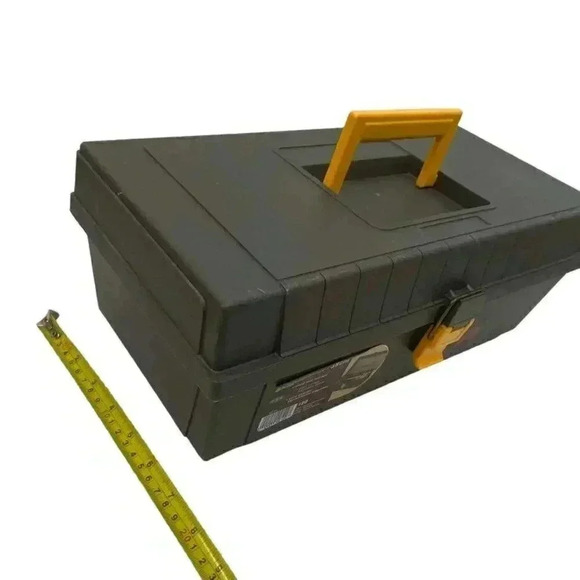 Plano Molding 15" Portable Tool Storage Box Car Truck Home Organizer Plastic - Picture 9 of 9